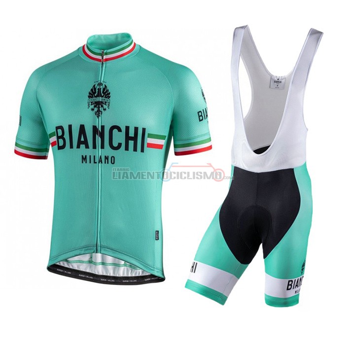 Abbigliamento Ciclismo Bianchi Manica Corta 2021 Nero